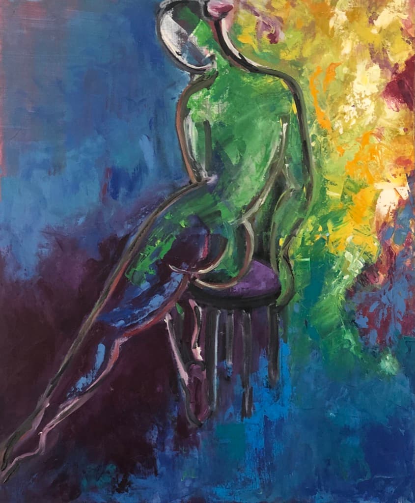 Nue de dos